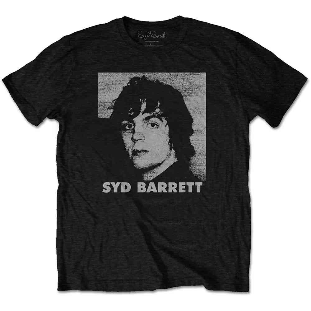 Syd Barrett - Headshot Mens Tshirt - Black